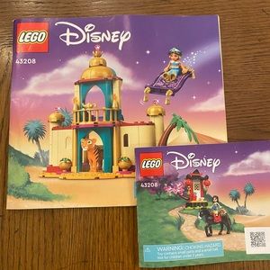 LEGO Disney Princess Jasmine and Mulan Adventure 43208 Palace Set- no box